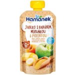 Hamánek kapsička Jablko s banánem meruňkou a polentou 100 g – Zboží Dáma