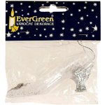 EverGreen Závěsná ozdoba střevíček, modrá zlaté třpytky, 10 cm – Hledejceny.cz