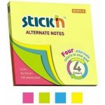 Samolepicí bloček, neonové barvy, 76x76 mm, 100 listů, STICK N 21822 – Hledejceny.cz