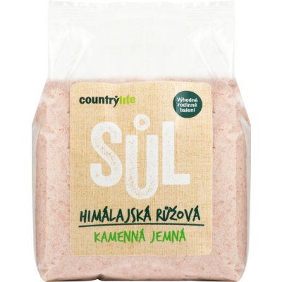 Country life sůl himalájská růžová jemná 1 kg