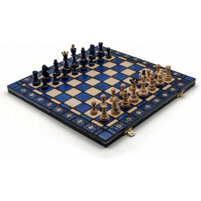 Klasické šachy Senátor Szachy Žurek modré – Zboží Živě
