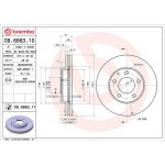 Brzdový kotouč BREMBO 08.A446.11 | Zboží Auto