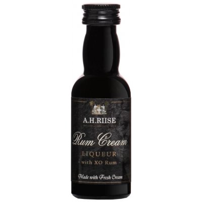 A,H, Riise Liqueur Rum Cream Mini 17% 0,05l (holá láhev)