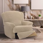 Nueva Textura strečový potah na relaxační křeslo Niagara smetanový 70 - 90 cm – Sleviste.cz