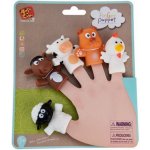 RKToys Gumový maňásek na prsty Zvířátka 5 ks – Zboží Dáma