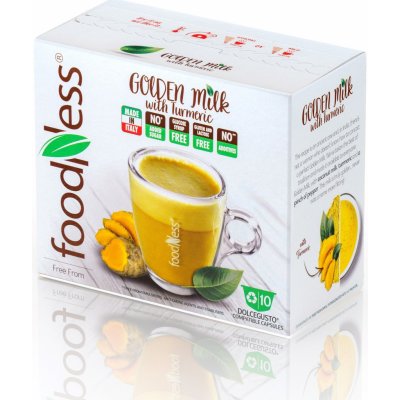 FoodNess Zdravý nápoj Golden milk s kurkumou kapsle 10 kusů