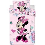Xpose povlečení do postýlky Minnie Flowers 02 100 x 135 , 40 x 60 cm – Hledejceny.cz