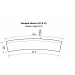 CSB Obrubník H Oblouk R2 vnější šedý 1 ks – Sleviste.cz