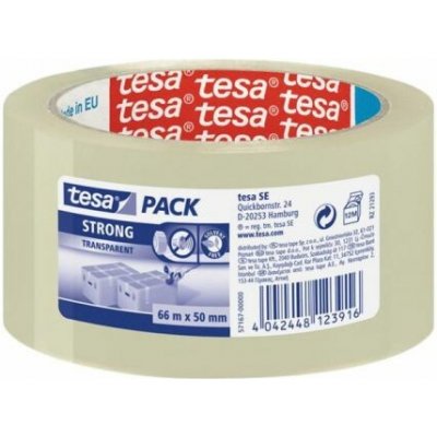 TESA Balící lepící páska strong 50 mm x 66 m průhledná – Sleviste.cz