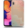 Pouzdro a kryt na mobilní telefon Samsung Pouzdro Picasee silikonové Samsung Galaxy A10 A105F - Flowers pattern čiré