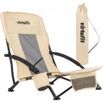 Křeslo VIRTUFIT Foldable Beach Chair Béžové – Hledejceny.cz