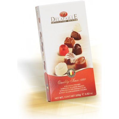 Delafaille - Plněné belgické pralinky 100 g – Hledejceny.cz