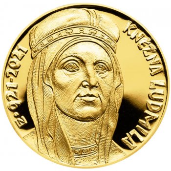 Česká mincovna Zlatá mince 10000 Kč Kněžna Ludmila Proof 31,107 g