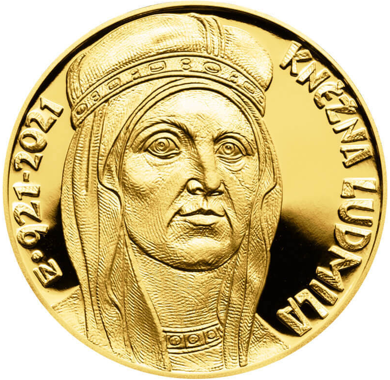 Česká mincovna Zlatá mince 10000 Kč Kněžna Ludmila Proof 31,107 g