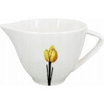 by inspire Porcelánová mléčenka Spring 150ml, žlutá/černá – Zboží Dáma