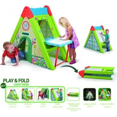 Feber Play & fold dům se světlem 3v1 – Zboží Dáma