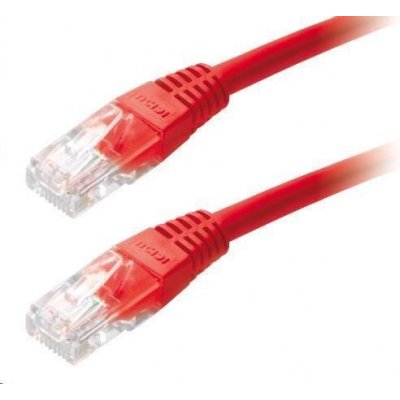 XtendLan PK-UTP6-010-RED Patch, Cat6, UTP, 1m, červený – Zboží Mobilmania