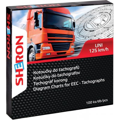 Sheron Kotoučky do tachografu 125 km/h UNI – Zboží Živě