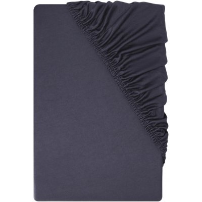 LIVARNO Žerzejové napínací prostěradlo tmavě modré 140-160x200 – Zboží Dáma