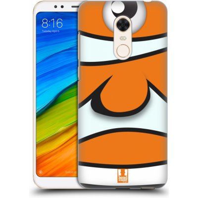 HEAD CASE plastový obal na mobil Xiaomi Redmi 5 PLUS vzor Rybičky z profilu klaun oranžová NEMO (Pouzdro plastové HEAD CASE na mobil Xiaomi Redmi 5 PLUS vzor Rybičky z profilu klaun oranžová NEMO)