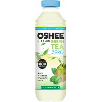Oshee Vitamin Tea Zero čaj kaktus máta zelený čaj 555 ml – Zboží Mobilmania