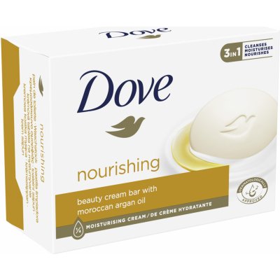 Dove Cream Argan oil tuhé mýdlo 90 g – Zbozi.Blesk.cz