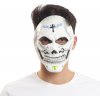 Karnevalový kostým Maska obličejová Lebka