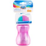Canpol babies sportovní láhev se slámkou růžová 270 ml – Sleviste.cz