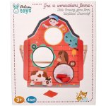 Adam Toys aktivní tabule na vhazování polštářků Farma červená – Sleviste.cz