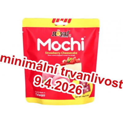 Royal Family Food Mochi Strawberry Cheese Cake 120 g – Zbozi.Blesk.cz