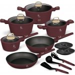 BERLINGERHAUS Sada nádobí s titanovým povrchem 15 ks Leonardo Collection BH-8051 – Zboží Dáma