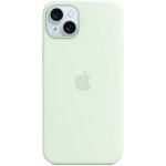 Apple iPhone 15 Plus Silikonový kryt s MagSafe světle mátový MWNG3ZM/A – Zboží Mobilmania