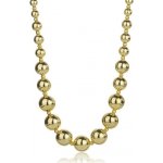 Marc Malone Masivní kuličkový náhrdelník MCN24006G – Zboží Dáma