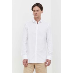 Hugo bavlněná košile slim s klasickým límcem 50513916 bílá