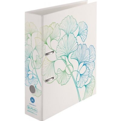 Herlitz Pořadač pákový A4 8 cm lamino GREENline Ginkgo – Zboží Živě