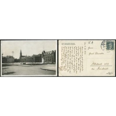 BOHUMÍN. Nový Bohumín. Náměstí. 1936. – Zboží Mobilmania