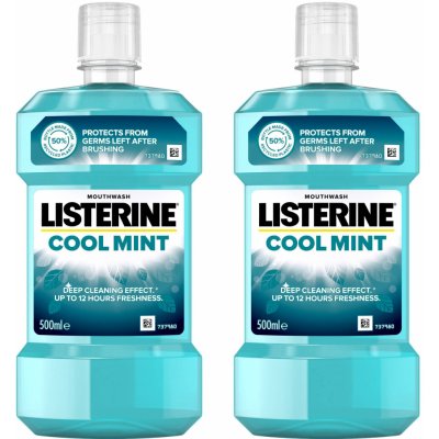 Listerine Mouthwash Cool Mint pro svěží dech 500 ml – Zboží Dáma