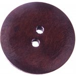 Knoflík 25mm dřevěný hnědý – Zbozi.Blesk.cz