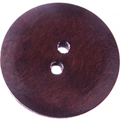 Knoflík 25mm dřevěný hnědý – Zbozi.Blesk.cz