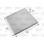 Filtr, vzduch v interiéru VALEO 715703