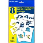 Centropen Šablony k foukacím fixům SET K+ pro kluky – Sleviste.cz