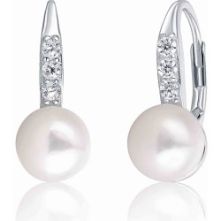 JwL Luxury Pearls stříbrné s perlou a zirkony JL0601