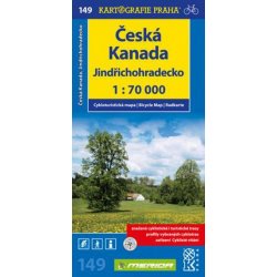 Cyklomapa 149 Jindřichohradecko Česká Kanada