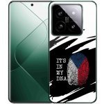 mmCase na Xiaomi 14 Pro - vlajka otisk prstu černobílé pozadí – Zboží Živě