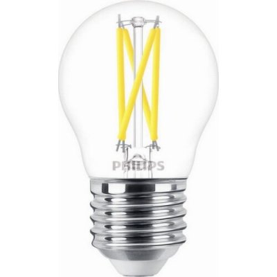 Philips LED žárovka E27 P45 CL 2,5W 25W teplá bílá 2200-2700K stmívatelná DimTone – Hledejceny.cz