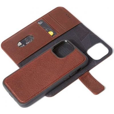 Pouzdro Decoded puzdro Leather Detachable Wallet iPhone 12 mini - hnědé – Zboží Mobilmania