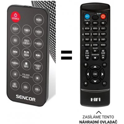 Dálkový ovladač Predátor Sencor SPT 6500 – Sleviste.cz