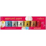 Sada akrylových barev Cadence Metalické 6 x 30 ml – Zboží Dáma