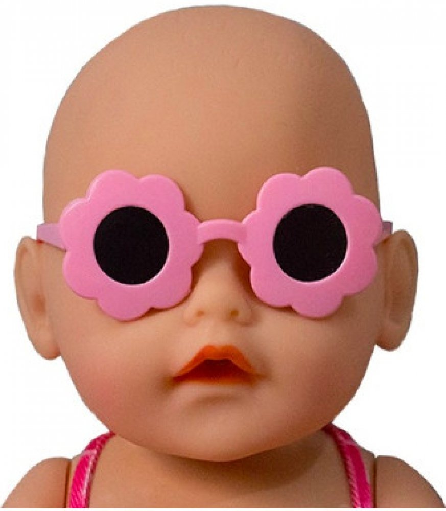 Baby Born Sluneční brýle pro American girl a 43-45 cm Květiny růžová |  Srovnanicen.cz