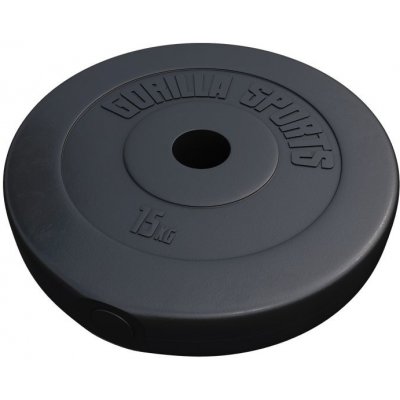 Gorilla Sports plast 15 kg 410 mm – Hledejceny.cz